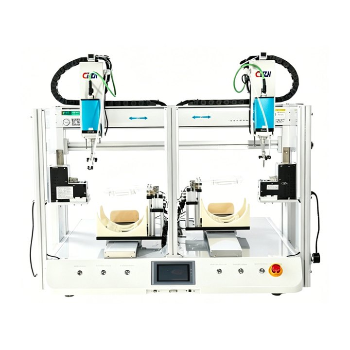 Dual-Head Double-Platform Screw Driving Machine