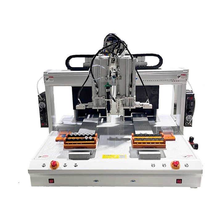 Magnet Insertion, Dispensing and Curing Machine